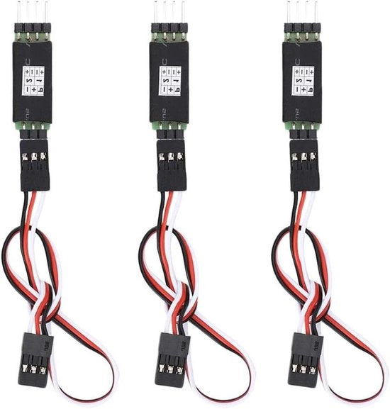 Componente RC Auto Terzo Canale per Uso Lungo Termine - Stabilità - Ricevitore Luce - Cavo - Interruttore - Comando a Distanza Auto.