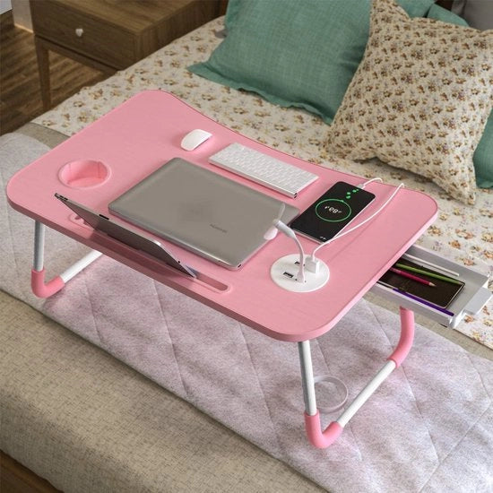 Tavolo da letto portatile, tavolo da letto pieghevole, tavolo da lavoro per letto, tavolo da notte con gambe pieghevoli