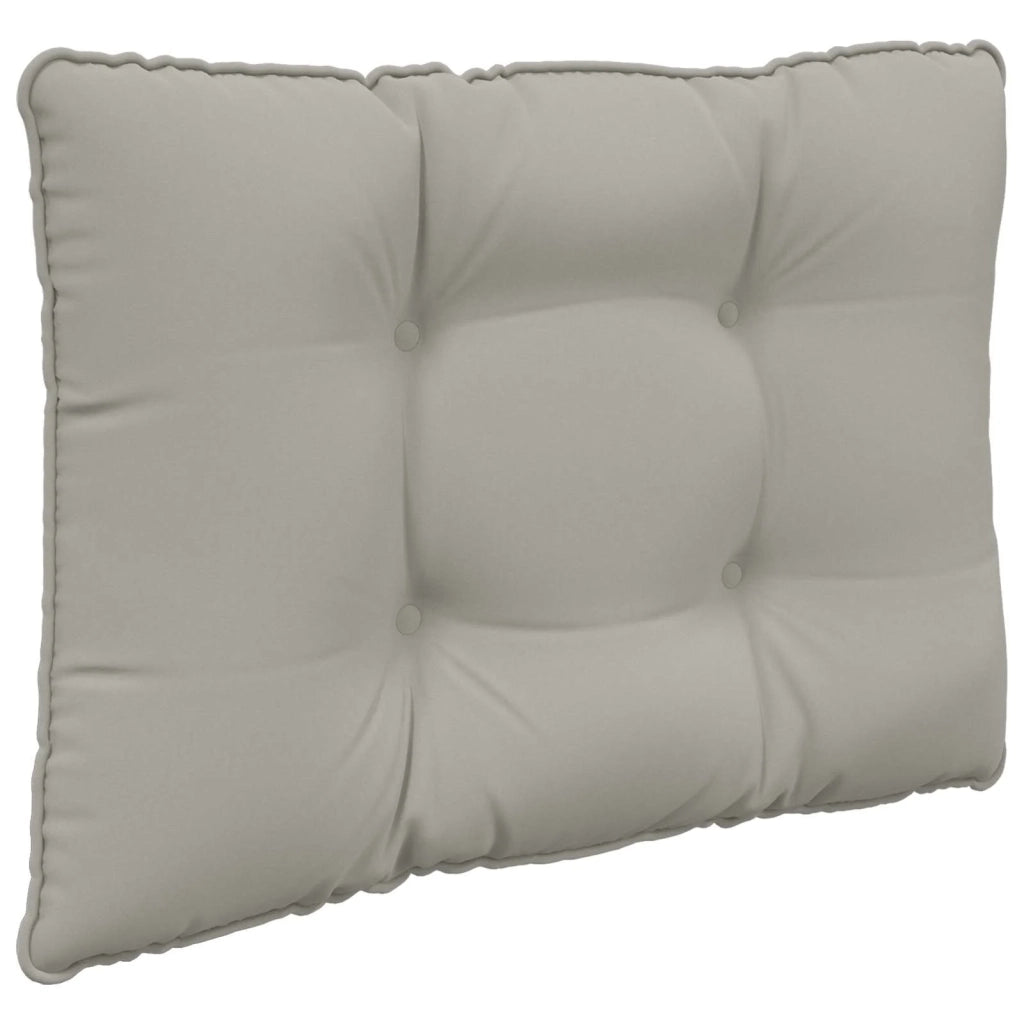 Cuscino per divano da esterno 2 pcs Grigio Poliestere