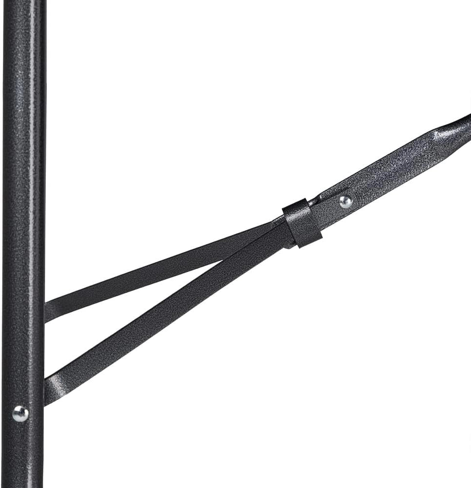 Tavolo da Giardino 183x76 cm Pieghevole Resistente Maniglia per Trasporto in Rattan da Balcone Terrazza Campeggio