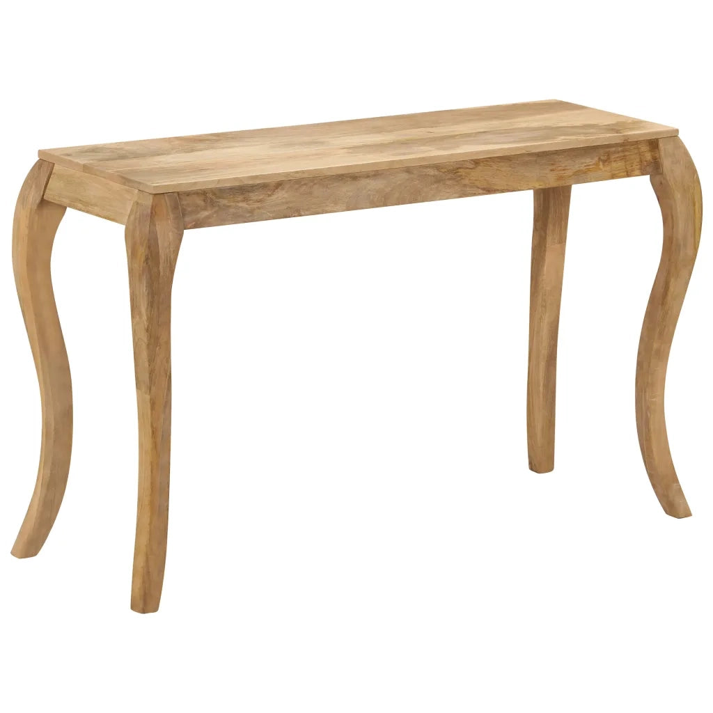 Tavolo Consolle in Legno Massello di Mango 118x38x76 cm 247115