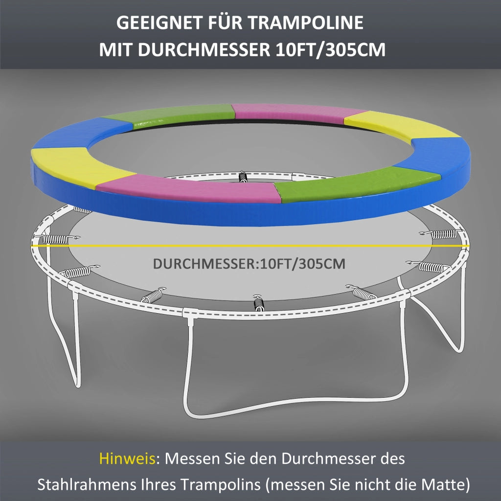 Copertura per Trampolino Giardino ¨C Zephmum ¨C ?305 cm Multicolore