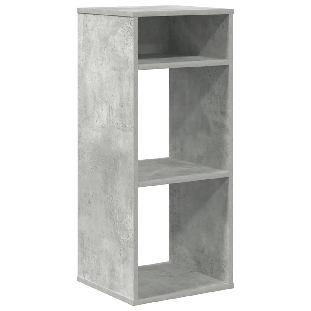 Libreria Grigio Cemento 34x31x80 cm in Legno Multistrato 860277