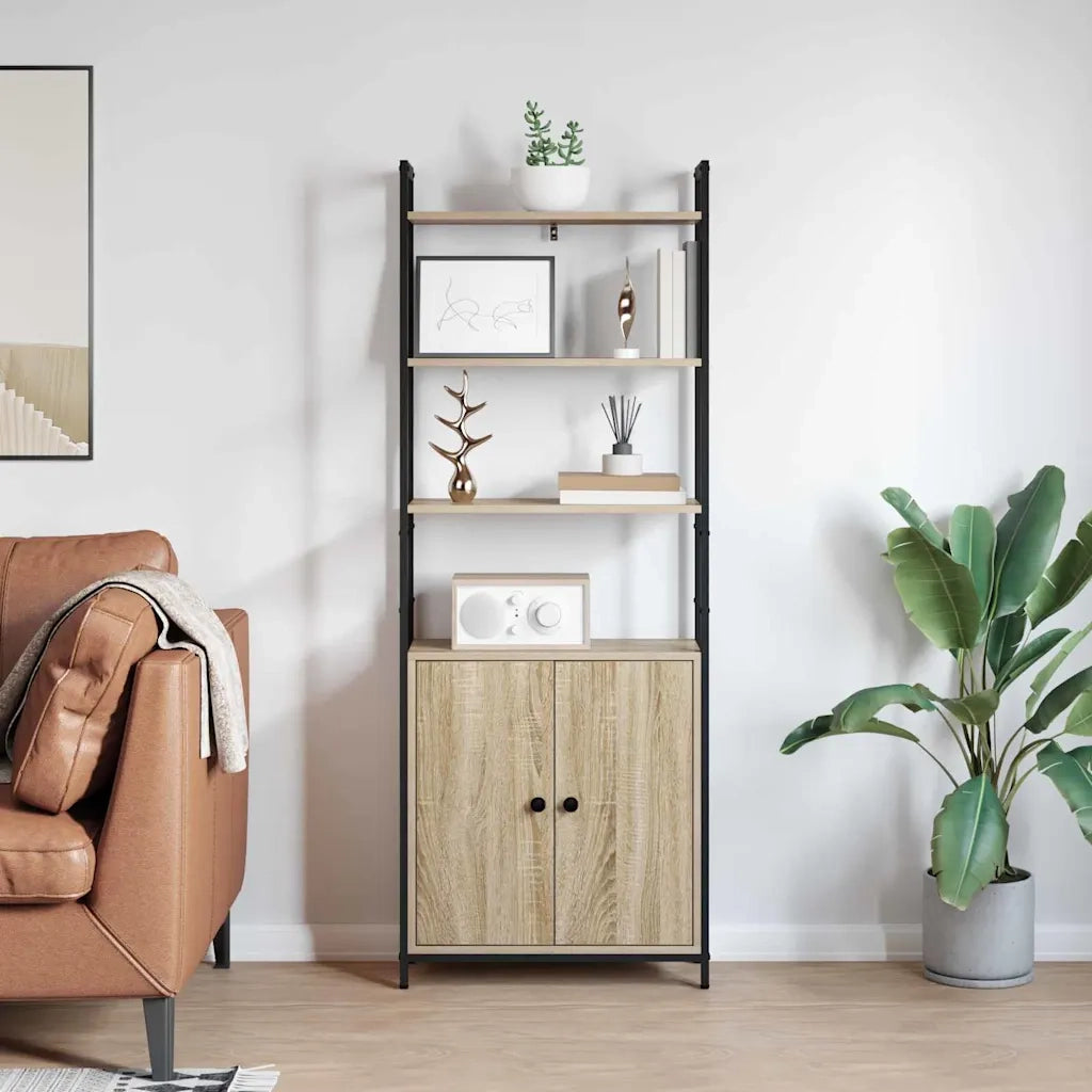 Armadio per Libri Rovere Sonoma 60 x 24 x 161 cm
