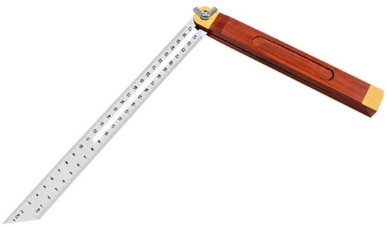 Misuratore Laser a Tavola da 20cm con Maniglia in Legno e Vaso in Acciaio Inossidabile
