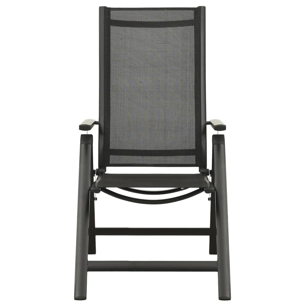 Set da pranzo da giardino per esterni in alluminio antracite da 5 pezzi 02_0013697