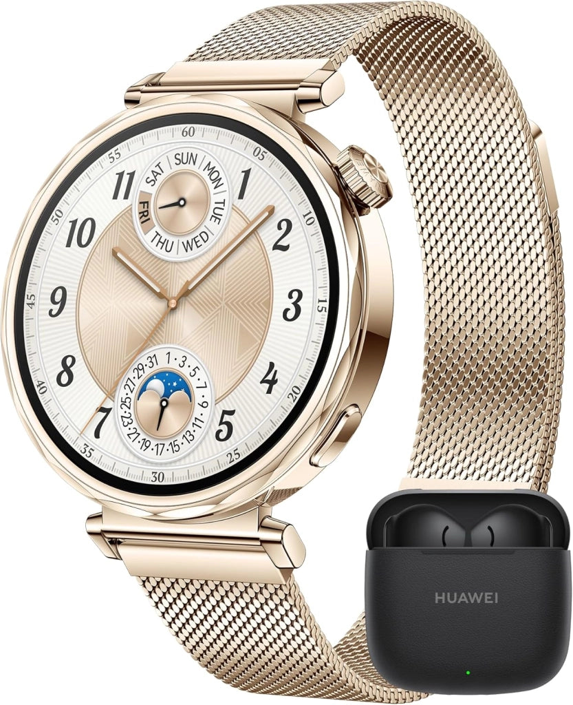 HUAWEI WATCH GT 5 41mm Smartwatch, Design Elegante, Nuova Modalità Corsa e Ciclismo, Monitoraggio della Salute, 7 Giorni di Durata della Batteria, iOS e Android, Dorata