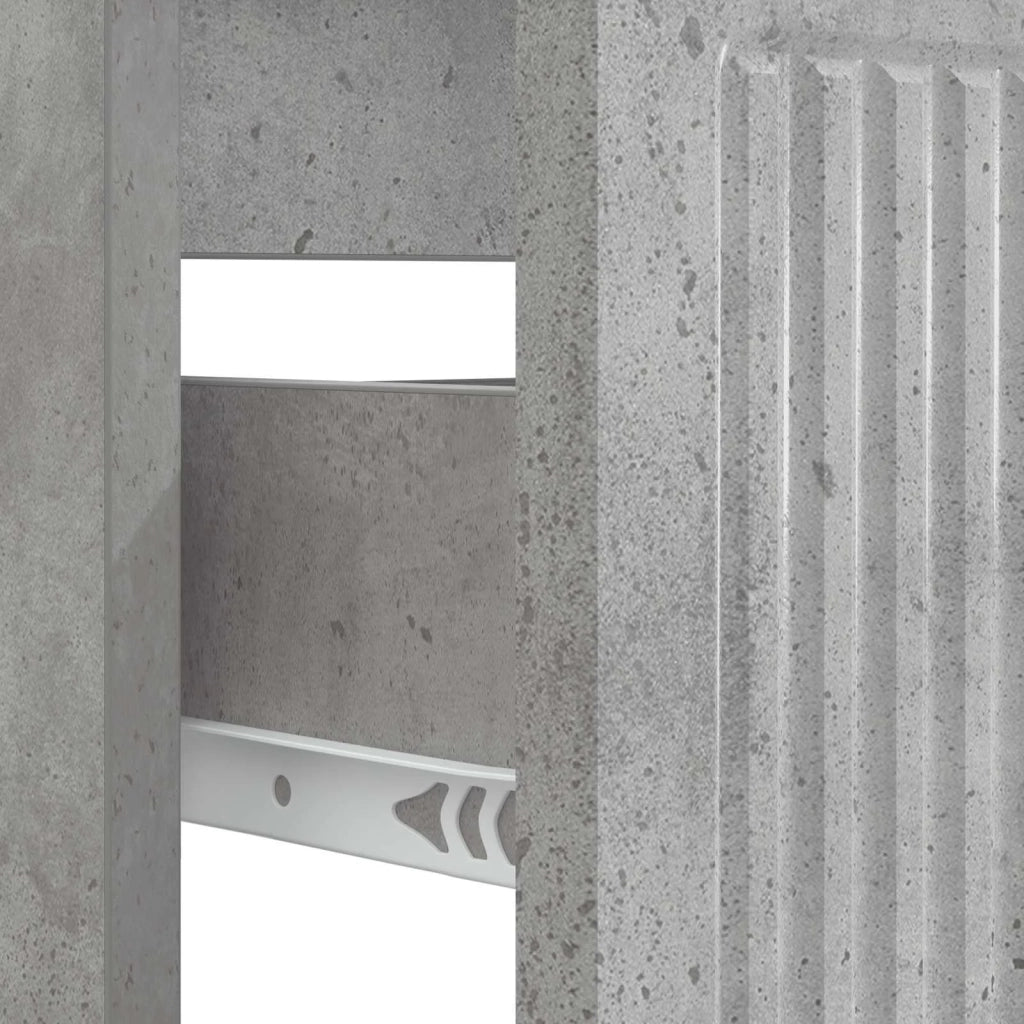 Armadio per Lavabo da Bagno EDE Grigio Cemento 82 x 41 x 59 cm 895918