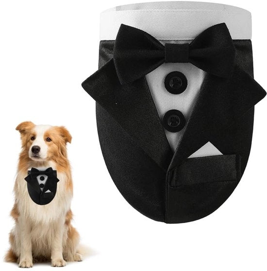 Cappotto per cani adattabile - Abito per cani - Abito per cani da carnevale - Cintura per cani a forma di farfalla - Materiale: poliestere - Formale - Comodo