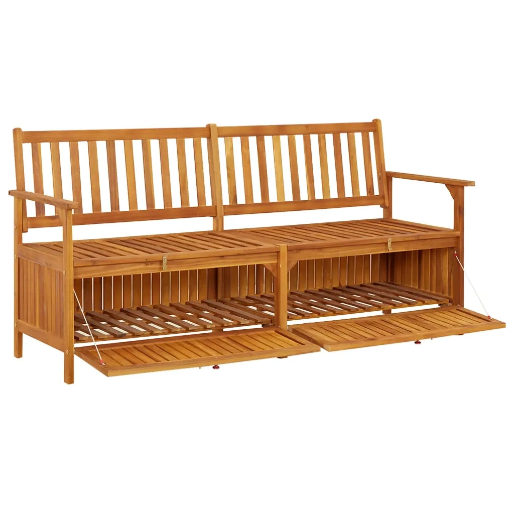 Cassapanca 170 cm in Legno Massello di Acacia 316744