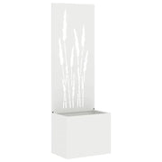 Schermo per privacy in giardino Traforo Bianco 50 x 150 cm CFW9148556
