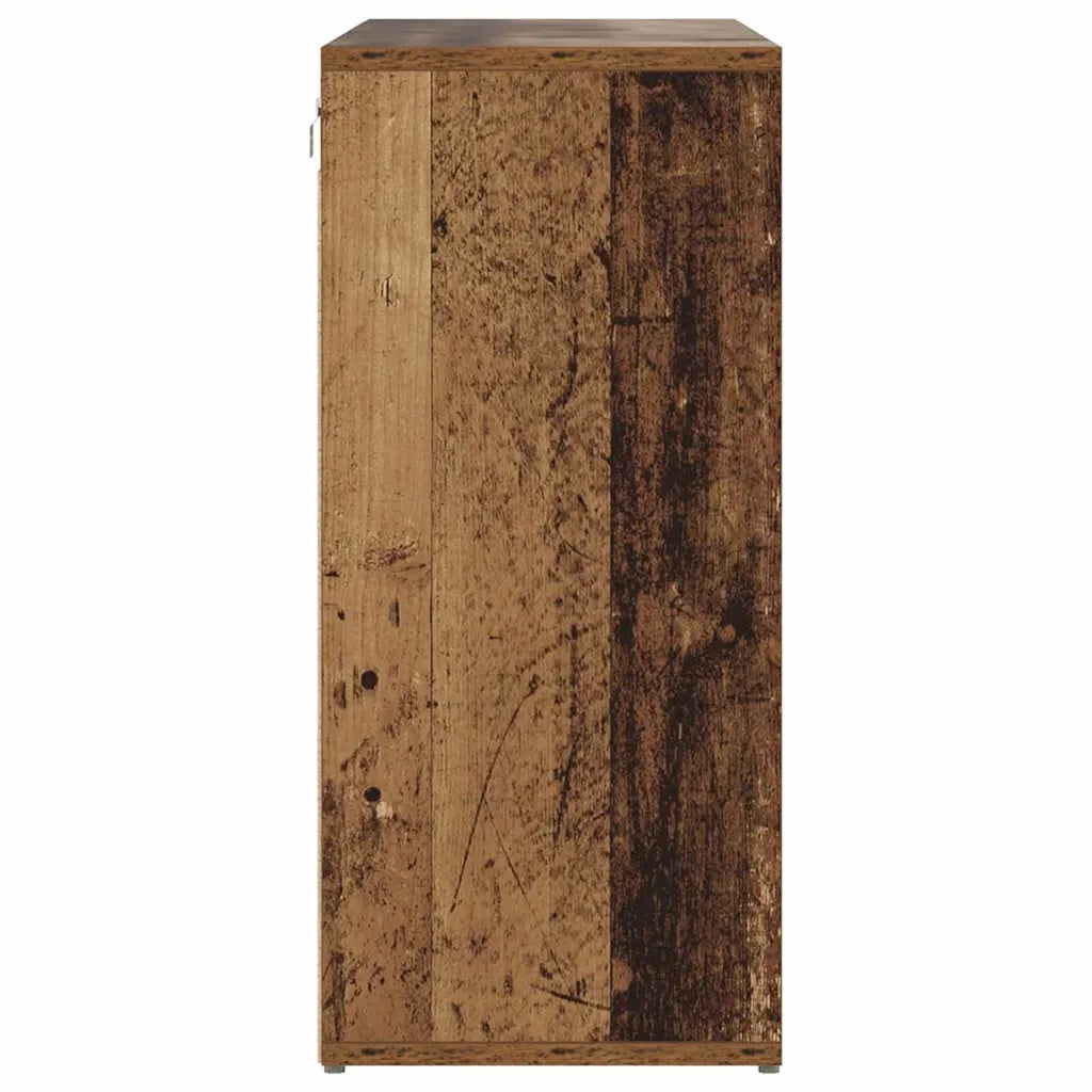 Mobile per scarpe-Scarpiera Legno vecchio 103 x 30 x 67 cm