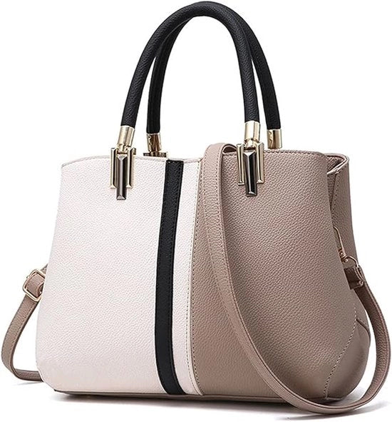 Borsa da lavoro e shopping per donna, zaino in PU pelle impermeabile