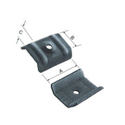 CAPPELLOTTO P/COIBENTATI GRIGIO 46X27X10 MM- CX- 100,0 pz