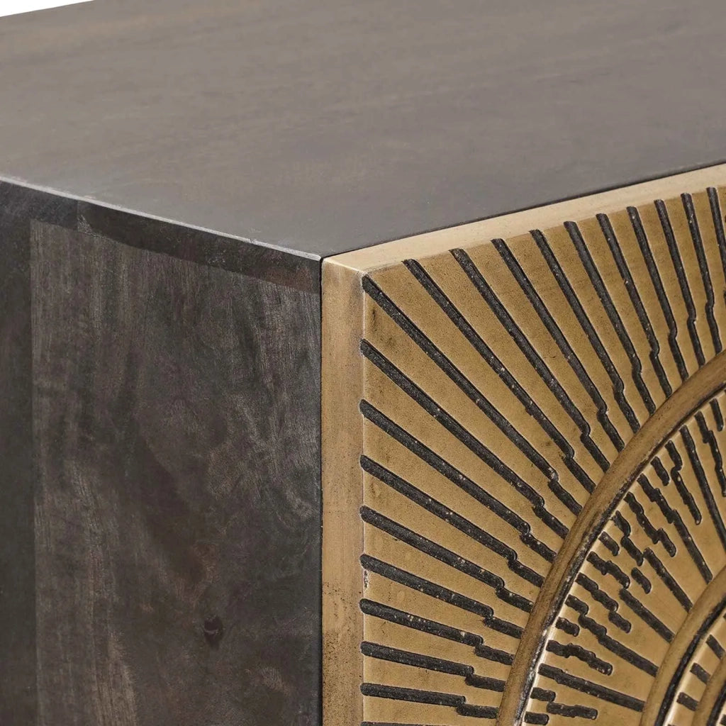 Credenza Ottone 35 x 30 x 120 cm
