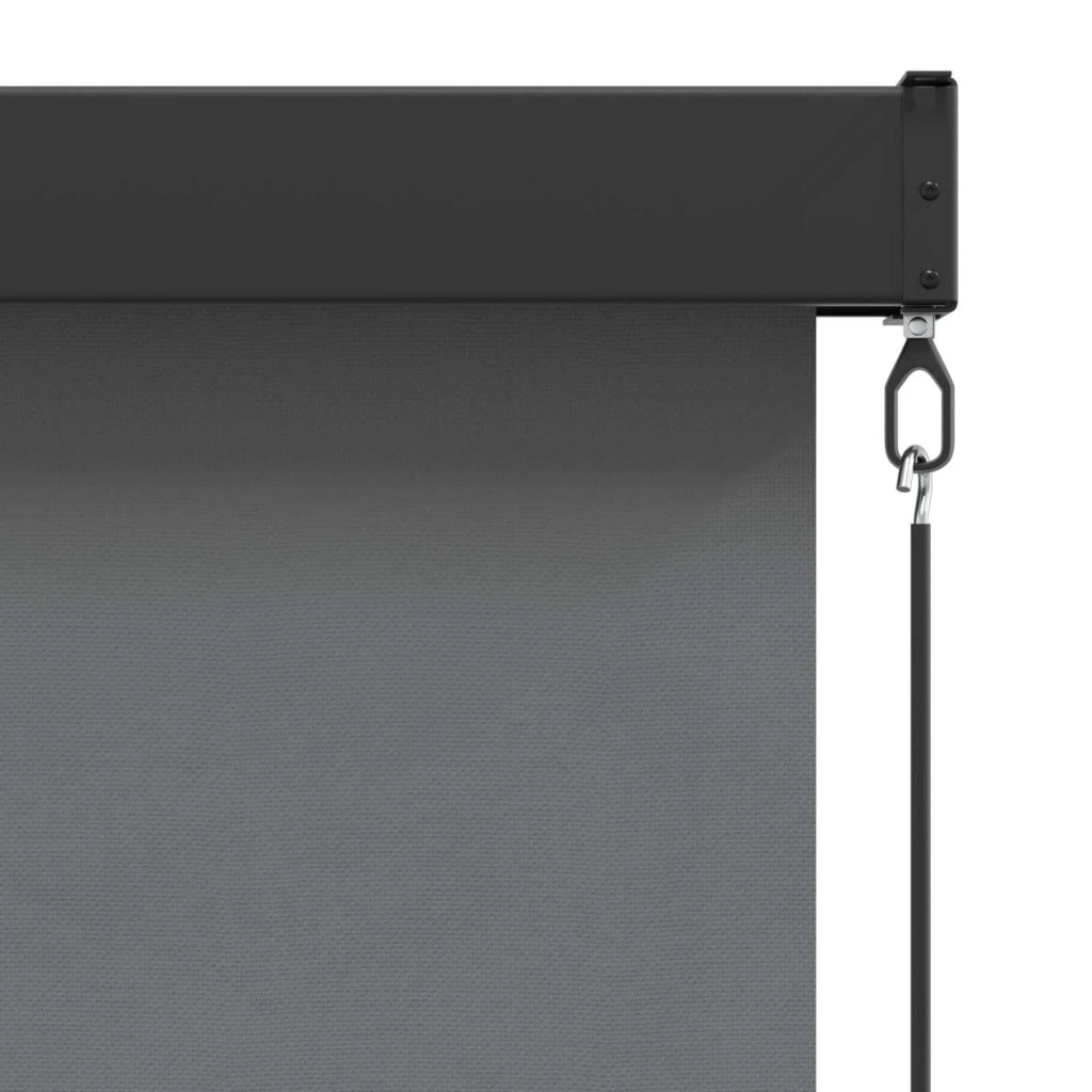 Tenda a rullo Grigio Chiaro 120 x 250 cm Tessuto e Alluminio 42037184