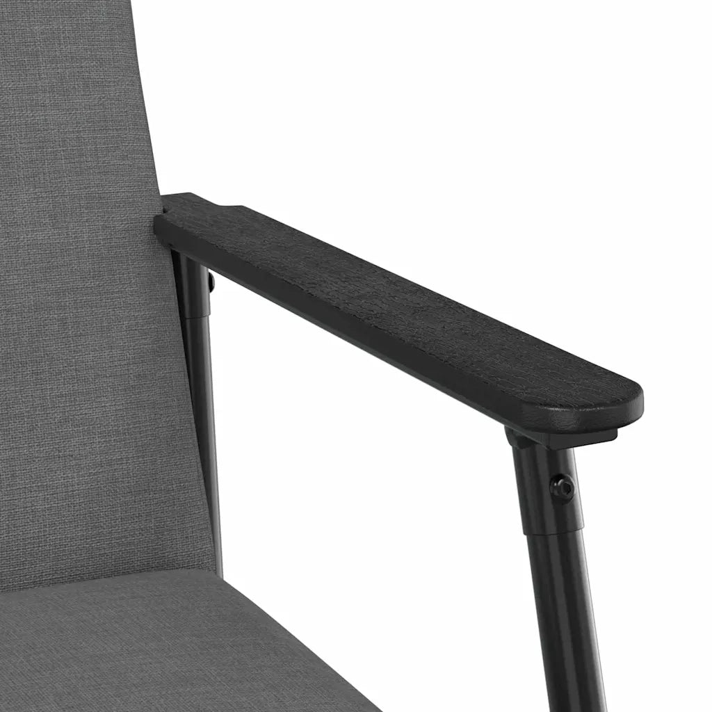 Poltrona-Divano Sedia-Poltroncina Grigio scuro Tessuto 741268