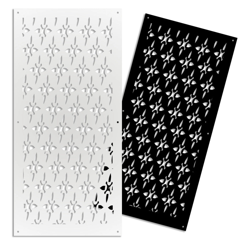 ZED - Pannello in PVC traforato - Parasole Colore: nero, Misura: 50x150 cm