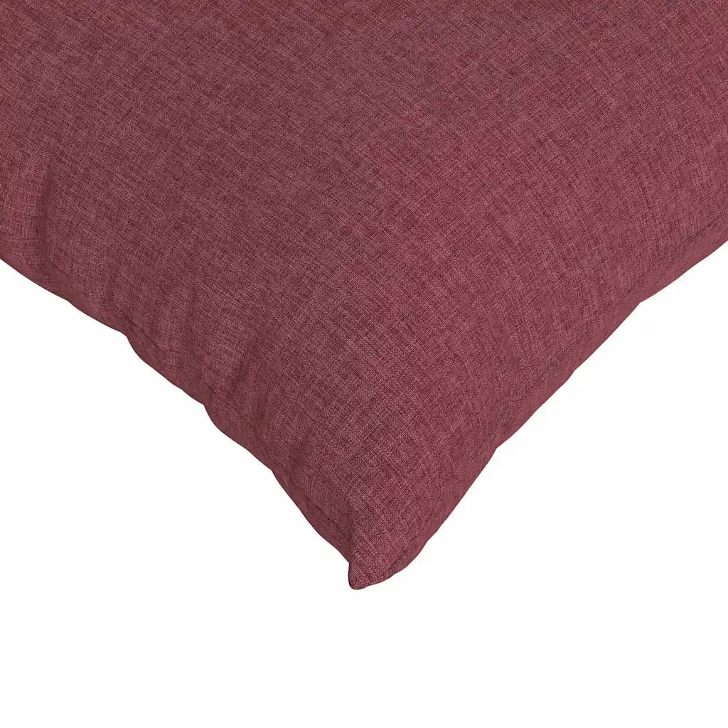 Cuscini da Divano 2 pcs Rosso Vino 60 x 60 cm Tessuto 42014000
