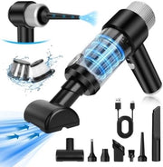 Aspiratore a mano 4 in 1 senza fili con filtro HEPA e illuminazione LED