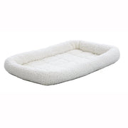 Hondenletto per Borsa e Borsa da Viaggio, per Cesti in Plastica da 55,88 cm, per Piccoli Cani e Piccoli Gatti, Bianco
