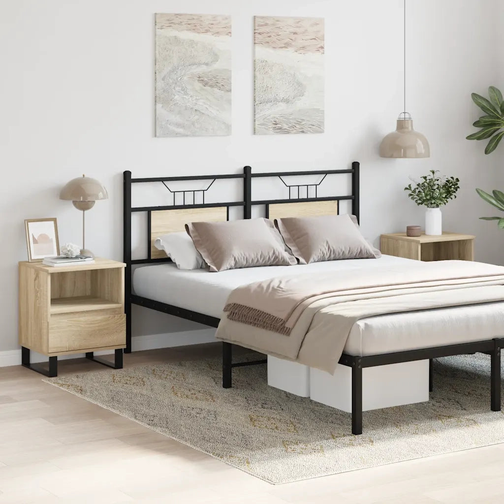 Comodini 2pz Rovere Sonoma 40x35x50 cm in Legno Multistrato 830643