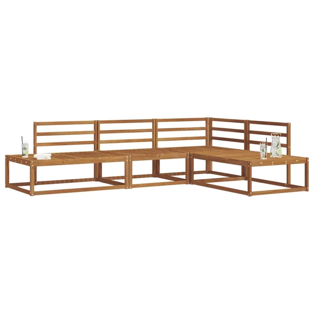 Set di divani da esterno 4 Pezzo Naturale 3368132
