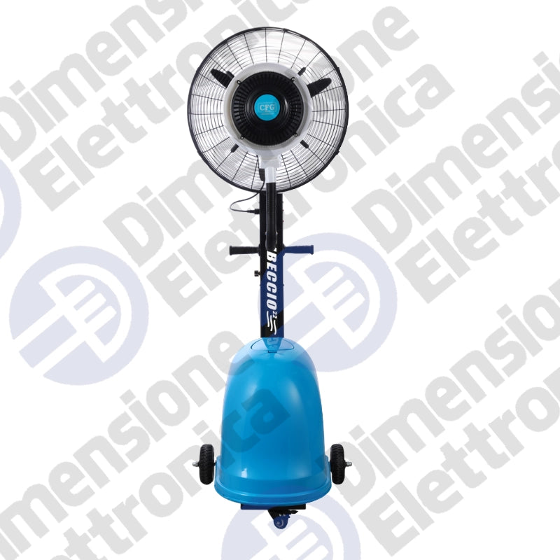 CFG Libeccio 22 Mist Fan Ventilatore con nebulizzatore per giardino, impianti sportivi, eventi fieristici, dehor, terrazze, bar, stabilimenti balneari e ristoranti
