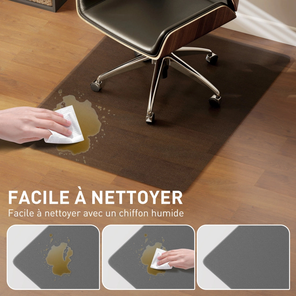 Tappetino per Sedia da Ufficio ¨C zephmum ¨C 120x90cm Nero