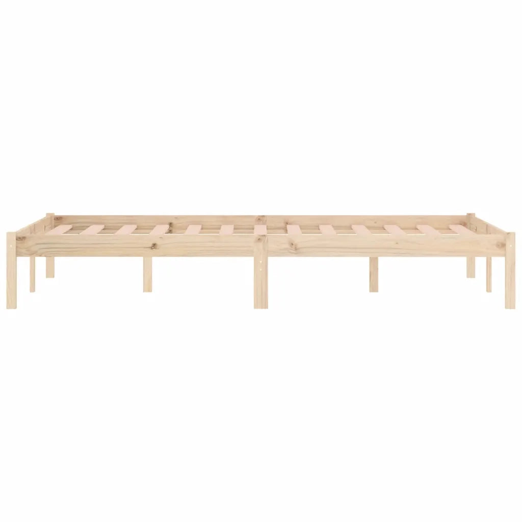 Giroletto senza Materasso-Struttura Letto 152x203 cm in Legno di Pino Queen