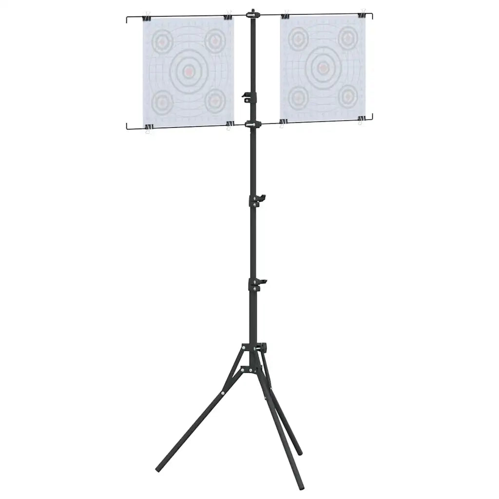 Supporto per bersaglio Nero e Bianco 82,5 x 51 x 150 cm Metallo CFW8186094