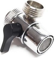 Adattatore per rubinetto a doppia uscita, connessione alla fonte d'acqua 20 mm (3/4"), filtro per acqua