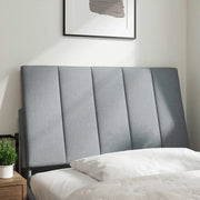 Cuscino Testiera Hanko Grigio Chiaro 90 cm in Tessuto CFW7223669