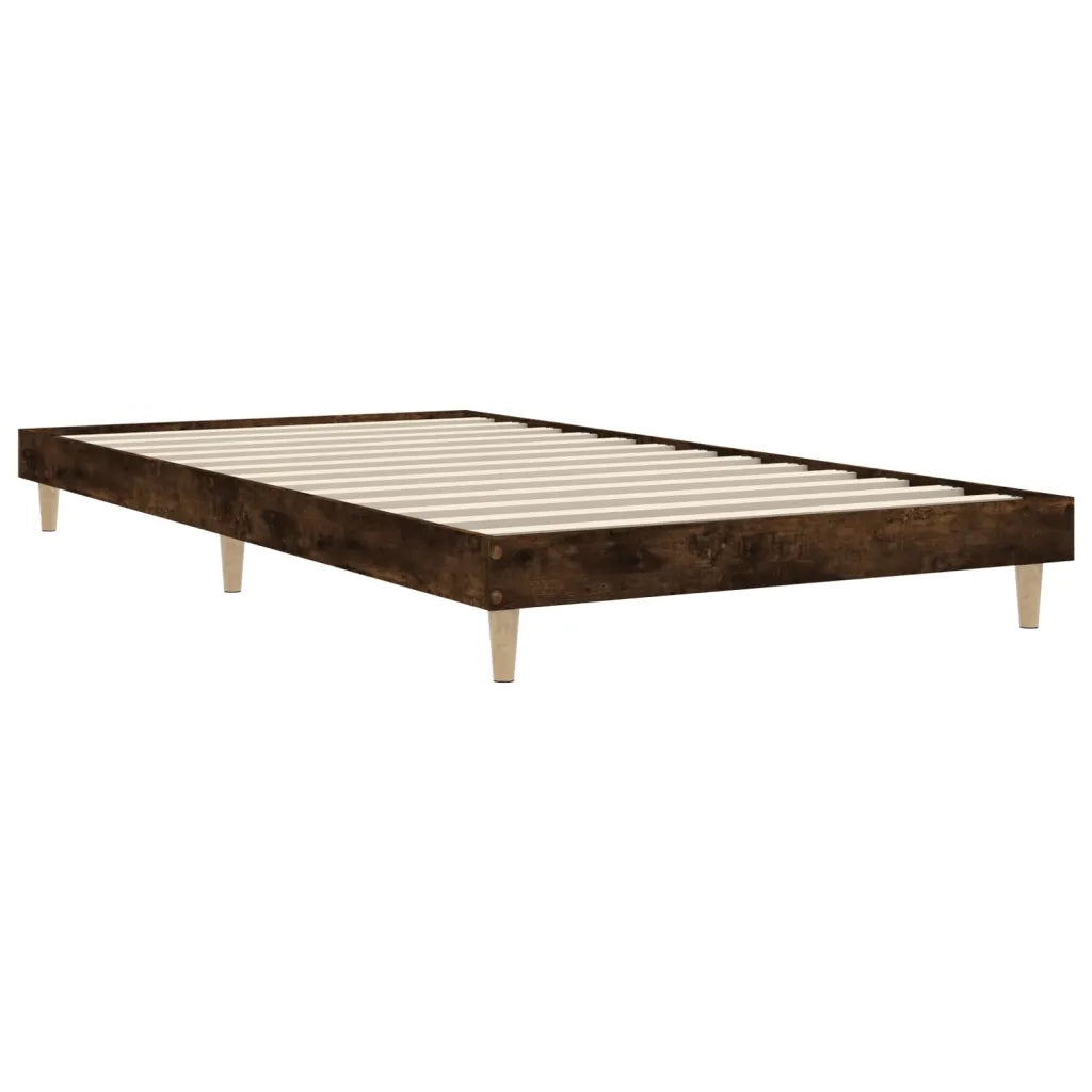 Giroletto senza Materasso Rovere Fumo 90x190 cm in Truciolato 832098