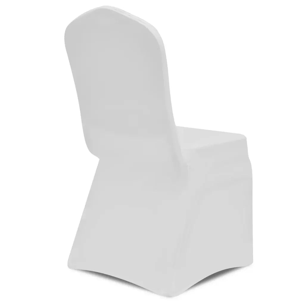 Coprisedie in Tessuto Elasticizzato Bianco 12 pz CFW2983031