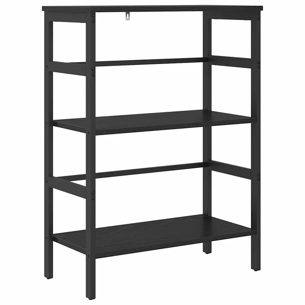 Libreria Rovere Nero 60 x 29,5 x 81 cm Legno multistrato 883916