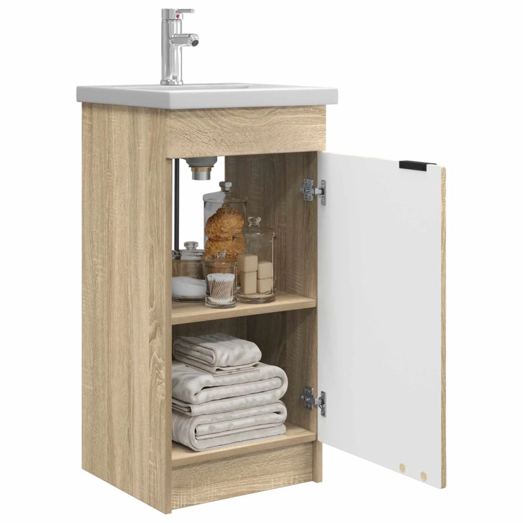 Mobile da bagno con lavabo Rovere Sonoma 42 x 40 x 84,5 cm