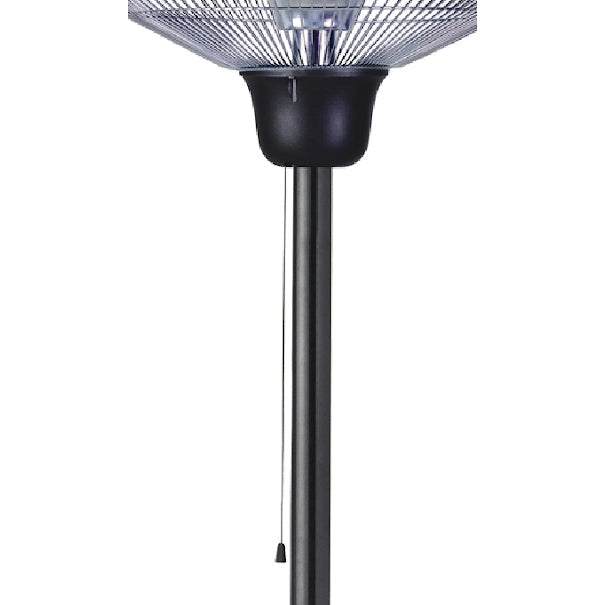 VESUVIO Stufa Elettrica Alogena a Fungo Potenza 1500W Basso Consumo e Alta Efficienza Protezione IP34 Spegnimento Automatico