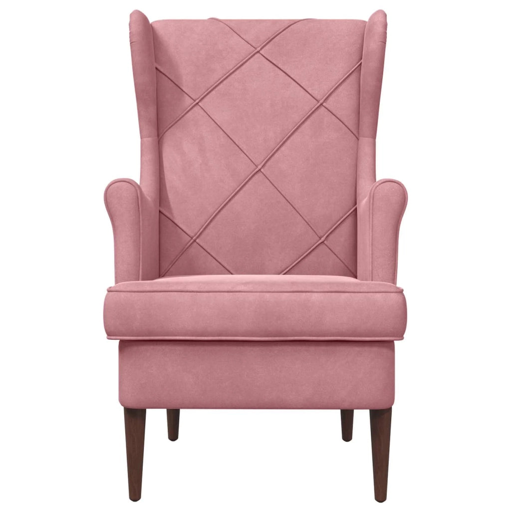Poltrona | Sedia Relax Rosa Velluto