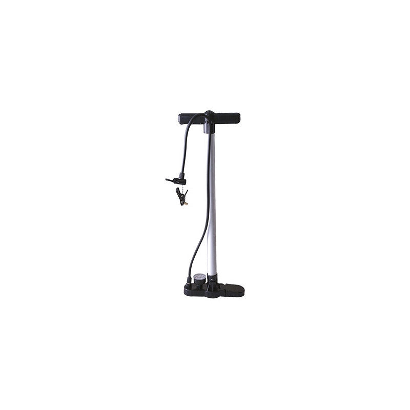 Pompa a mano per cicli Ø30×500 mm alluminio manometro