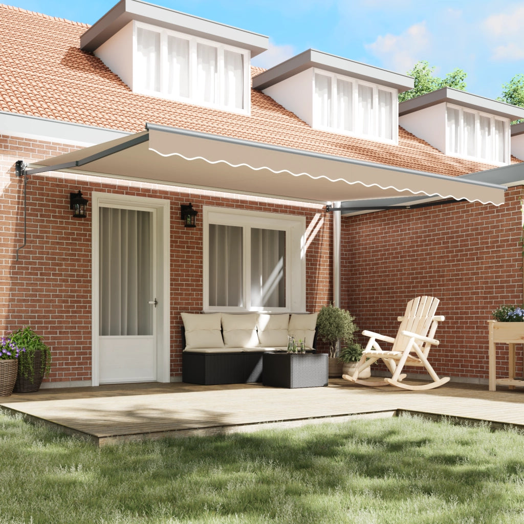 Tenda retrattile automatica  Beige 450x300 cm