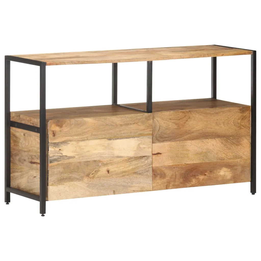 Credenza 110x35x65 cm in Legno Massello di Mango