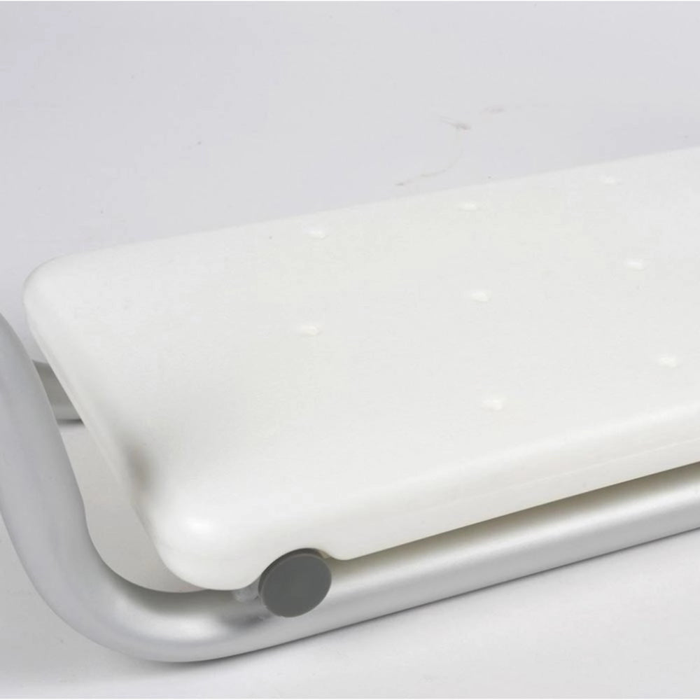 Sedia Sgabello Vasca Bagno Sediolina per Anziani Acciaio e Plastica Antiscivolo
