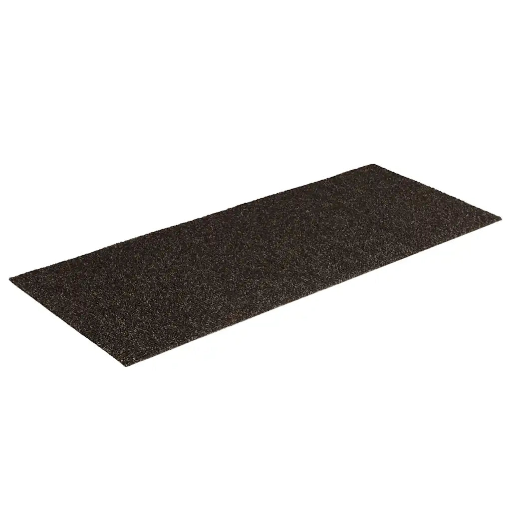 Tappetini per scale autoadesivi 15 pz 60x25 cm marrone scuro rettangolari 326919