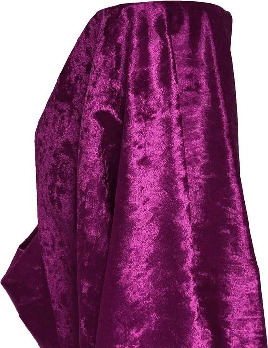 Stoffa per abito carnavalesco decorativa morbida flanella 140cm larga - 1 metro 100cm x 140cm viola
