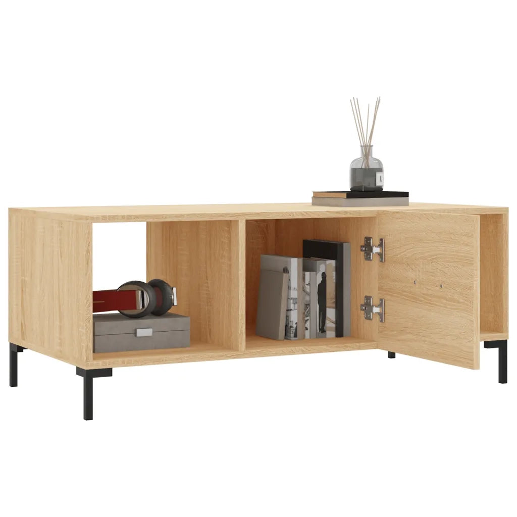 Tavolino da Salotto Rovere Sonoma 102x50x40cm Legno Multistrato 829303