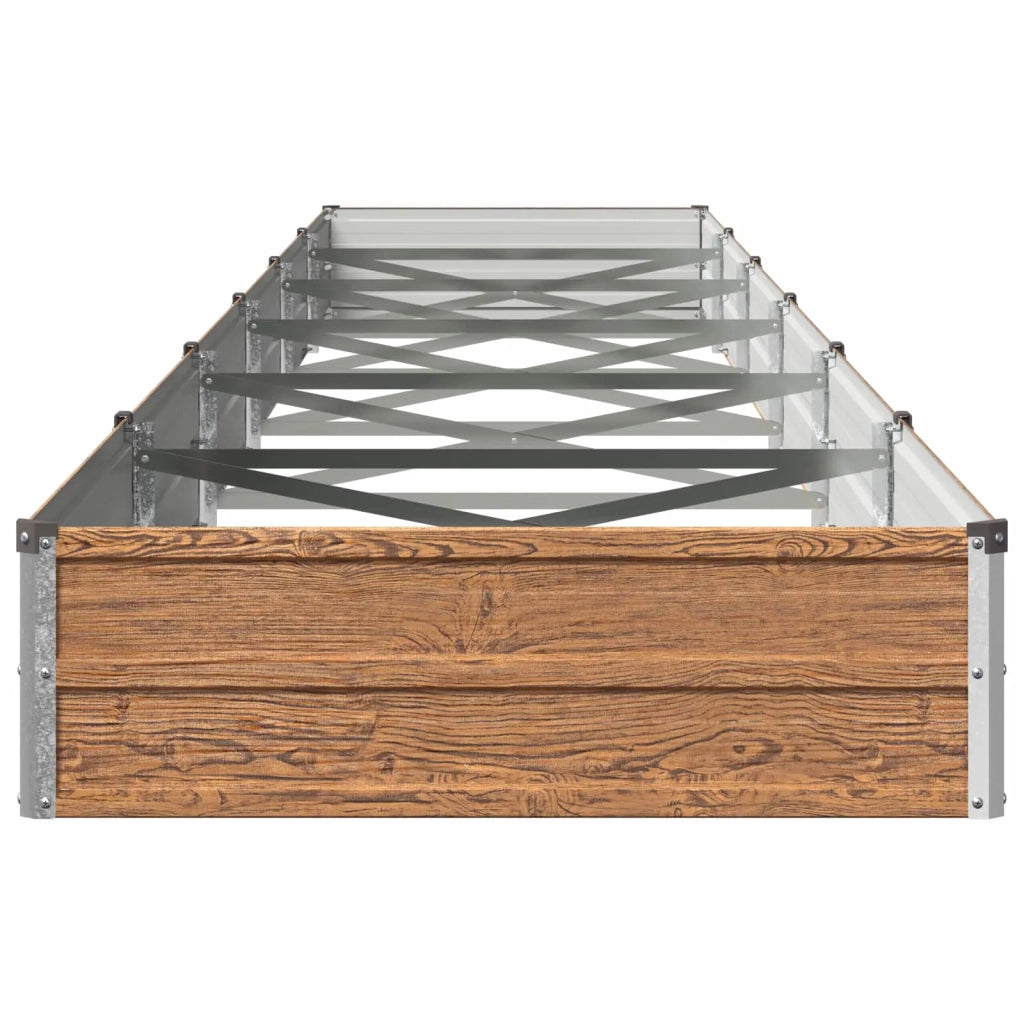 Letto rialzato da giardino Marrone legno 600 x 80 x 24 cm 8006526