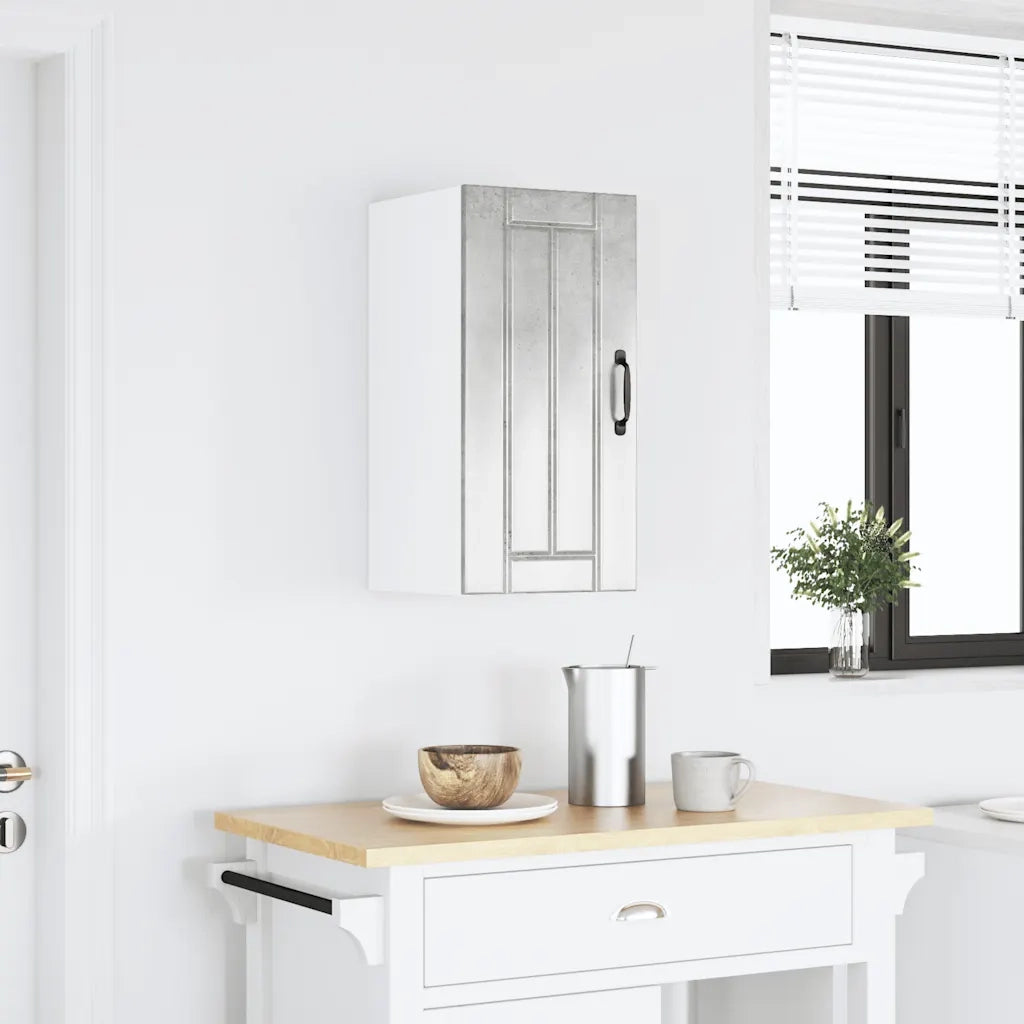 Pensile da Cucina Lucca Grigio Cemento in Legno Multistrato 853781