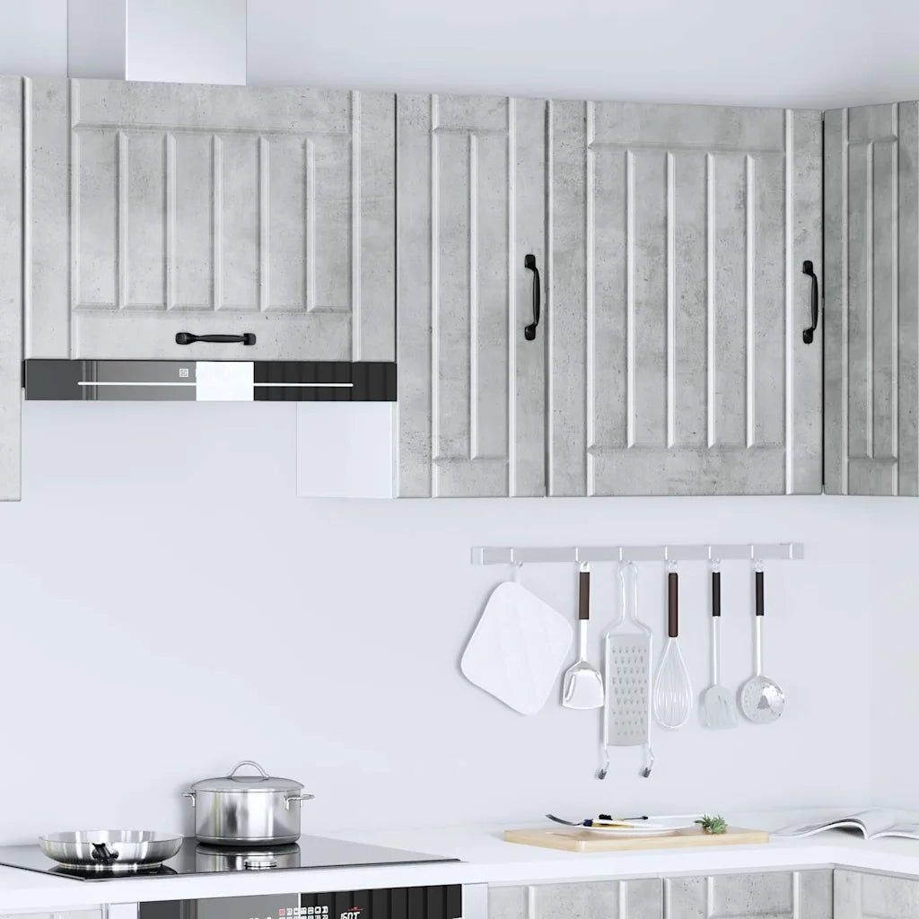 Pensile da Cucina Lucca Grigio Cemento in Legno Multistrato 853781