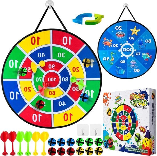 Giocattoli da giardino all'aperto - Tavolo da darts per bambini - Giochi di festa dentro e fuori - 56 cm di diametro - Regali per bambini di entrambi i sessi - Età 5-11 anni Tavolo da darts
